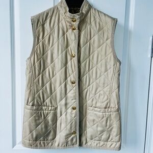 Salvatore Ferragamo quilted reversible silk vest
